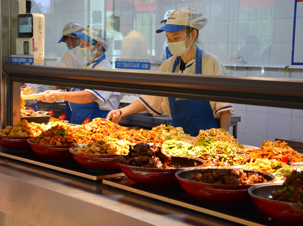 江西服装学院 食堂图片